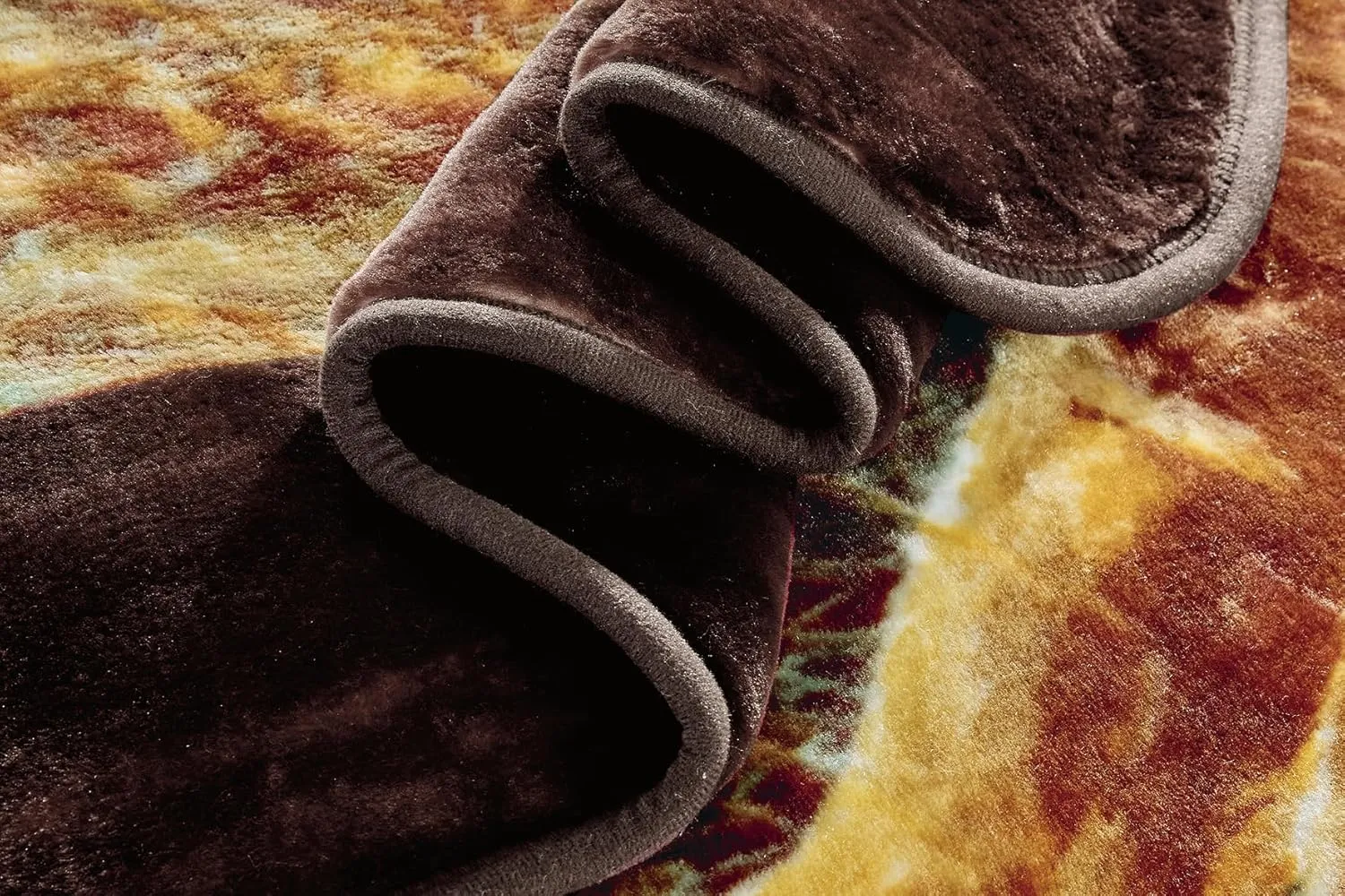 Chezmoi Collection Heavy Single Ply 9 Lbs Korean Style Faux Mink Blanket, Reversible 750GSM Thick Silky Soft Plush Raschel Mink Blanket, 85" x 95" King, Deers