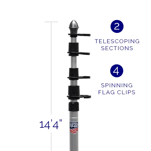 Chicago Bears Ultimate Tailgate Flagpole Kit
