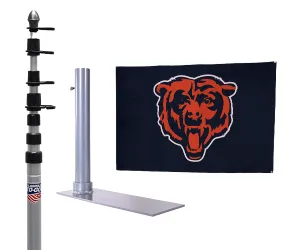 Chicago Bears Ultimate Tailgate Flagpole Kit