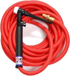 CK TL210 Air Cooled Trim-Line TIG Torch Kit, Valve, 200A, 25', 1-Pc, Super-Flex, TL2125VHSF RG
