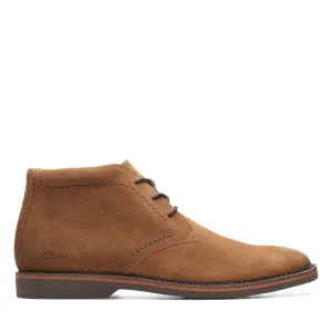 Clarks Men's Atticus LT Hi Cognac Suede