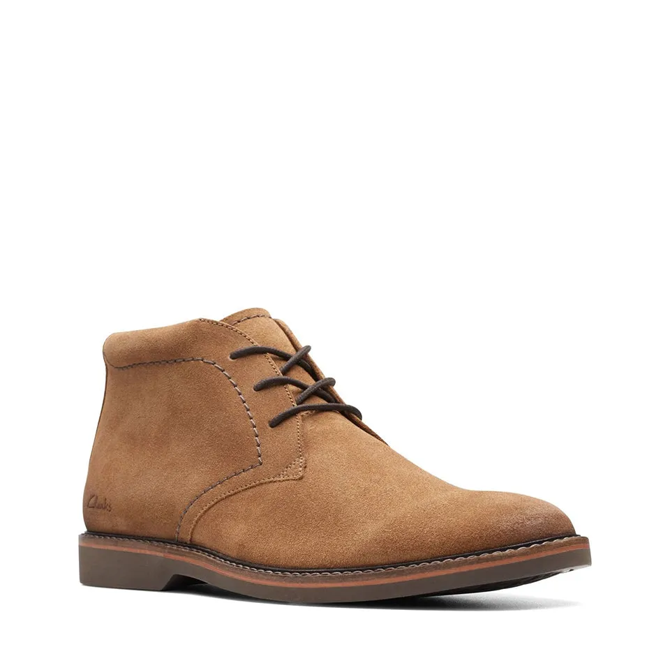 Clarks Men's Atticus LT Hi Cognac Suede