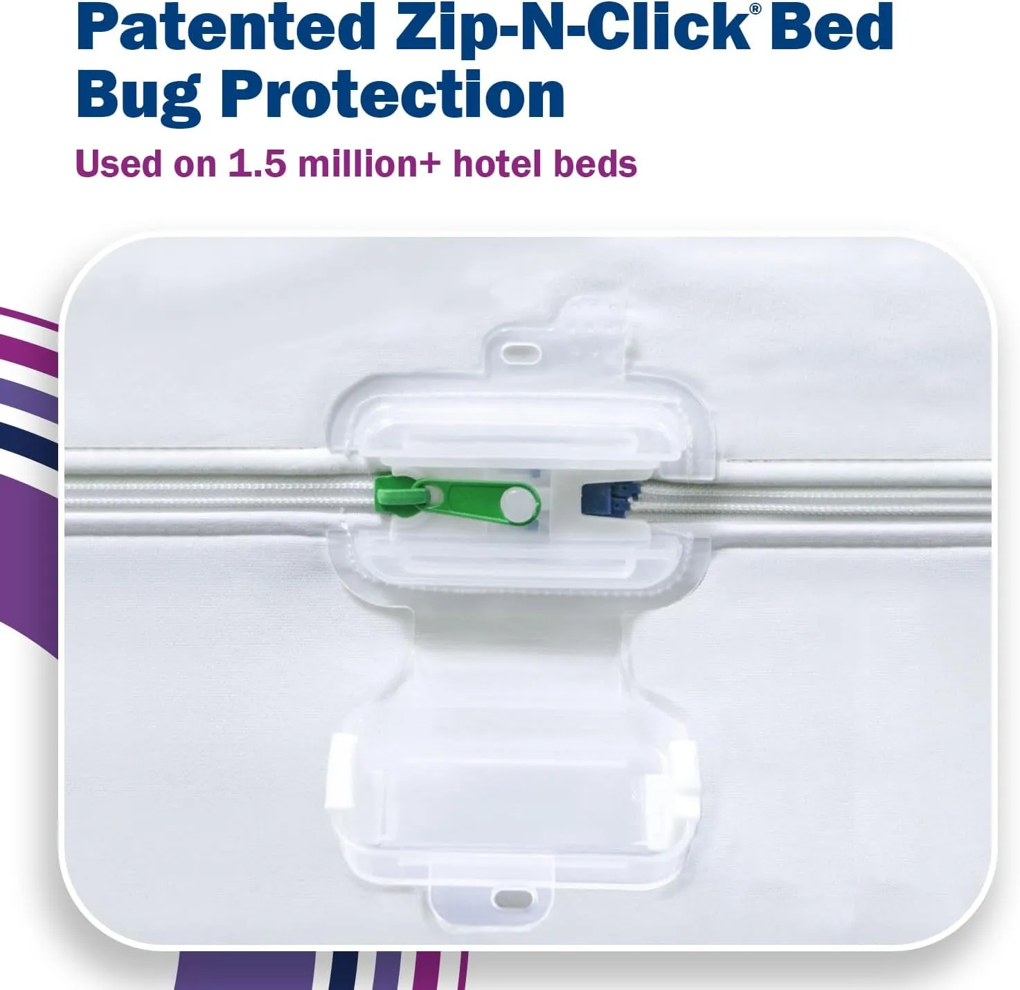 CleanRest Presto! Zip-Off Quilted Top Mattress Encasement – Hypoallergenic, Waterproof, Bed Bug Proof Protector – Twin