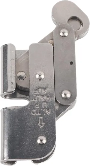 Climbing Anti Fall Self Locking Equipment,Stainless Steel Anti Drop Self Locking Equipment,Self Locking Device Rock Self Locking Rappelling Belay Devices for Maintenance, Repair