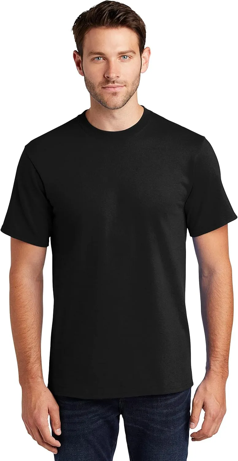 Clothe Co. Mens Heavyweight Cotton T-Shirt Plain Tee (Available in Big & Tall)