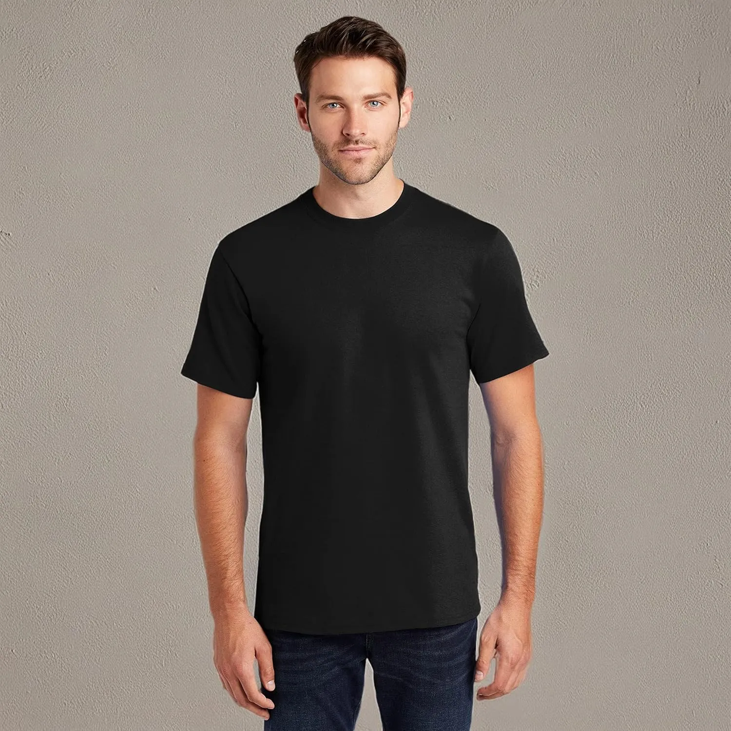 Clothe Co. Mens Heavyweight Cotton T-Shirt Plain Tee (Available in Big & Tall)