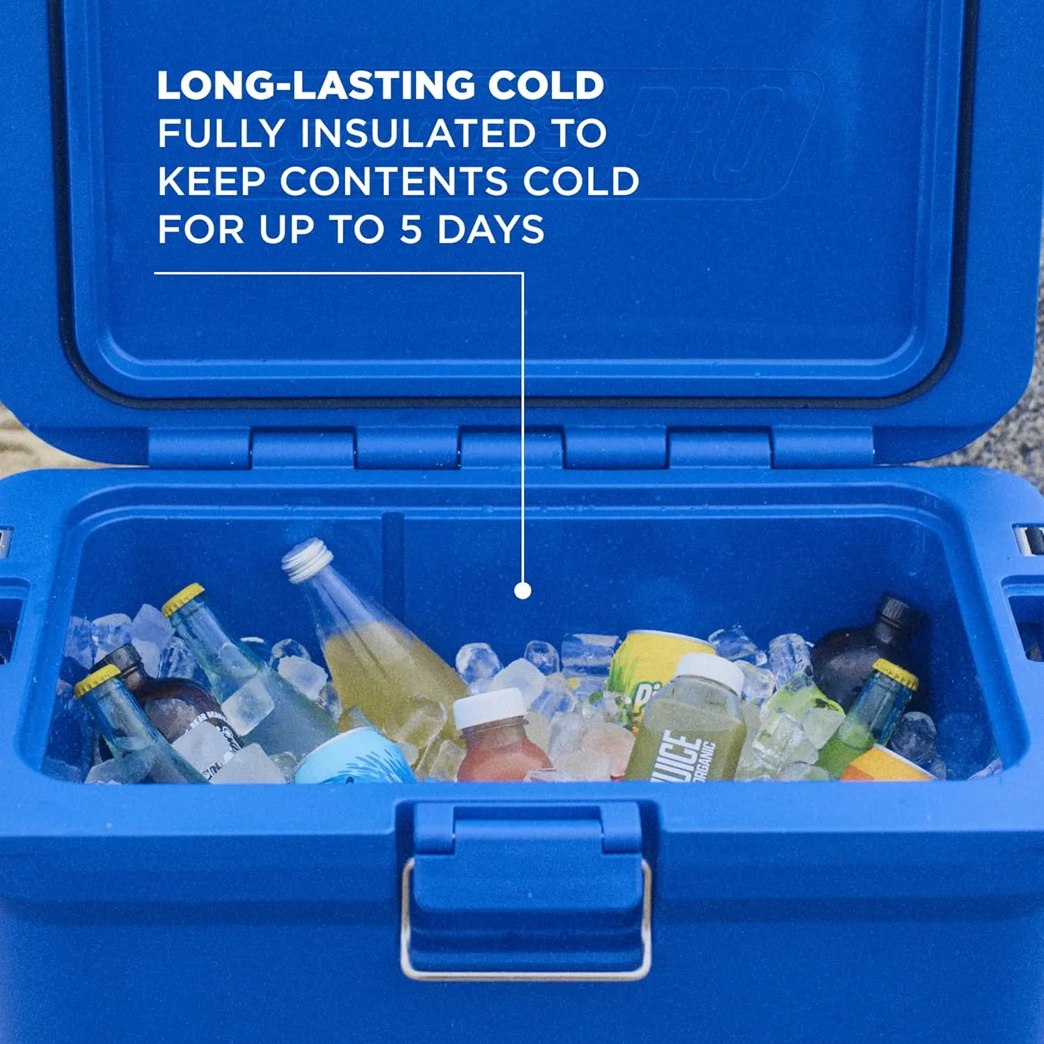Coleman Pro 55qt Wheeled Ultra-Light Premium Hard Cooler, Extra-Thick Insulation Keeps Ice up to 5 Days, 92-Can Capacity, Heavy-Duty Wheels