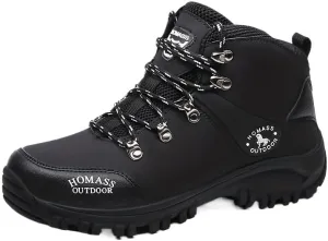 Comfortable Men's Hiking Shoes with Plush Lining, Arch Support, and Non-Slip Soles for Mountaineering and Travel