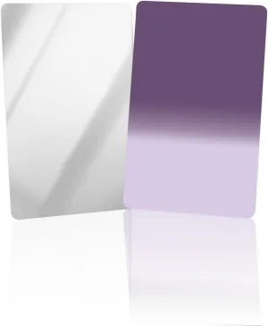 Compact Card Mirror, Unbreakable Stainless Steel Makeup Mirror Simplicity Gradient Color Rectangular Handheld Small Travel Mirror for Camping, Travelling