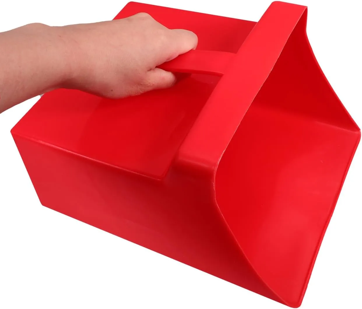 Compact Plastic Handheld Dustpan Portable Trash Can for Efficient Home Cleaning