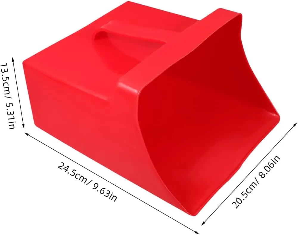 Compact Plastic Handheld Dustpan Portable Trash Can for Efficient Home Cleaning