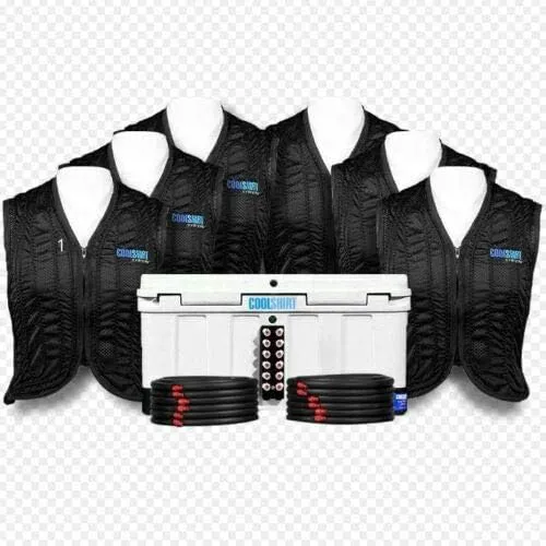 Coolshirt 6 Person Rehab Station Complete Using ORCA Cooler