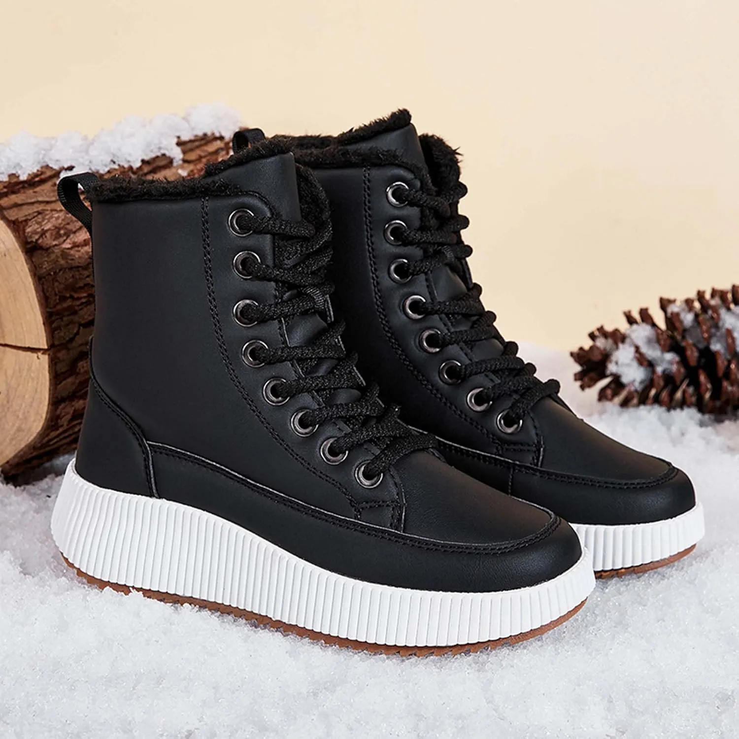 Cotton shoes, outdoor snow boots, casual high top shoes