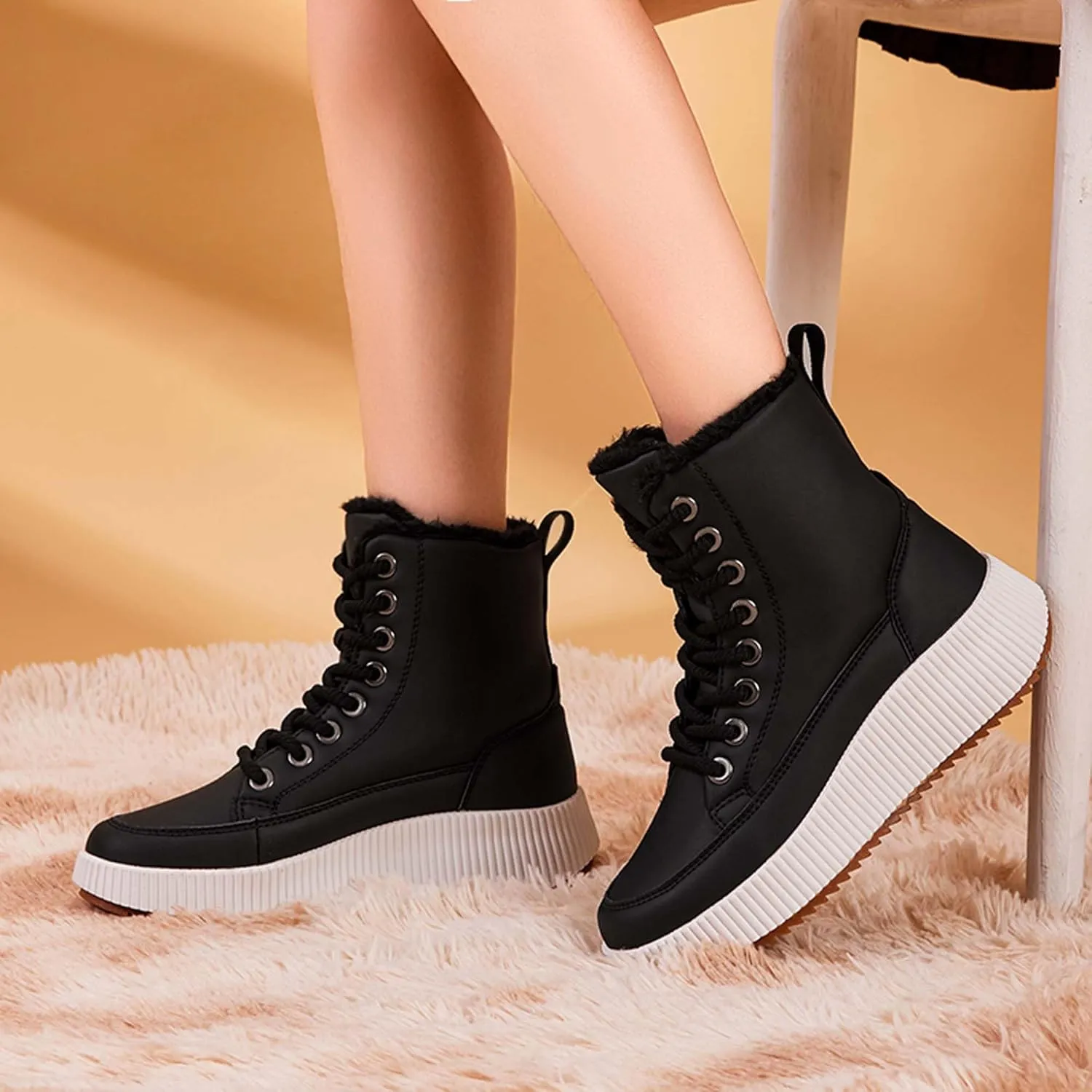Cotton shoes, outdoor snow boots, casual high top shoes