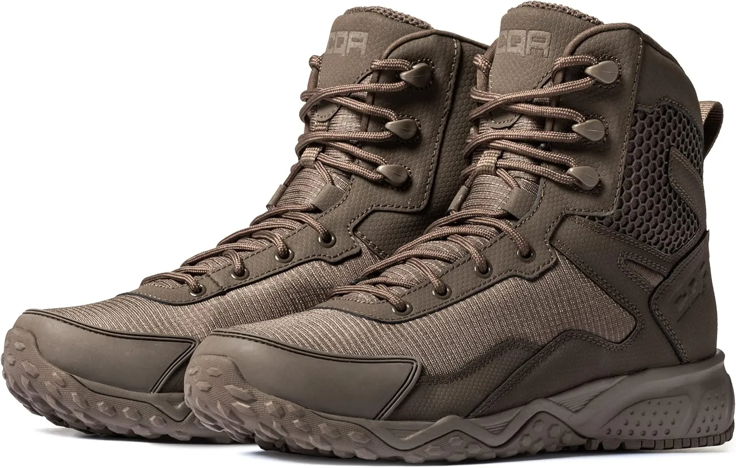 CQR Men's Military Tactical Boots, Lightweight 6 Inches Hiking Combat Boot Durable Breathable Outdoor Work Motorcycle Footwear