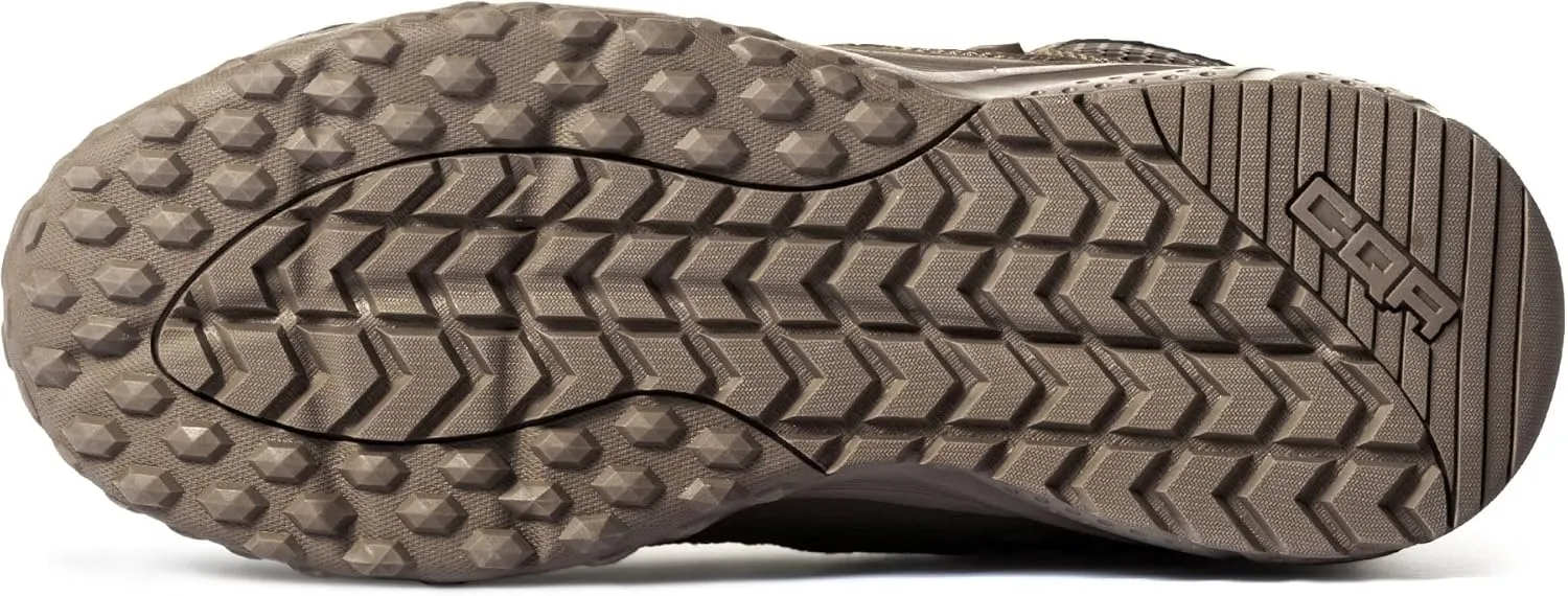 CQR Men's Military Tactical Boots, Lightweight 6 Inches Hiking Combat Boot Durable Breathable Outdoor Work Motorcycle Footwear