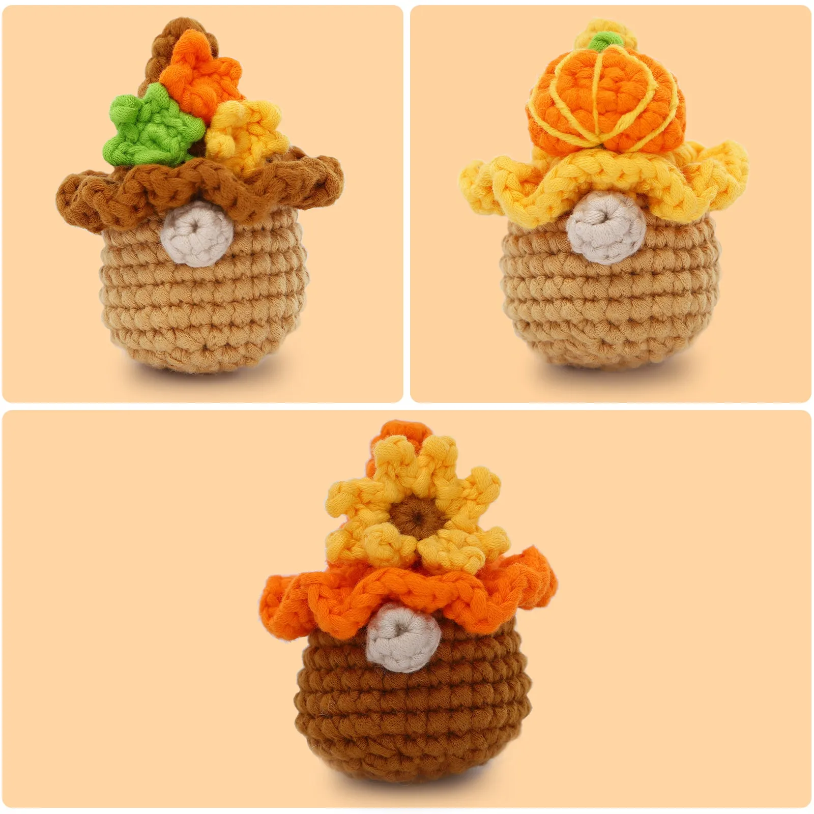 CROCHET BOX Crochet Kit for Beginners—— Autumn Bliss Trio