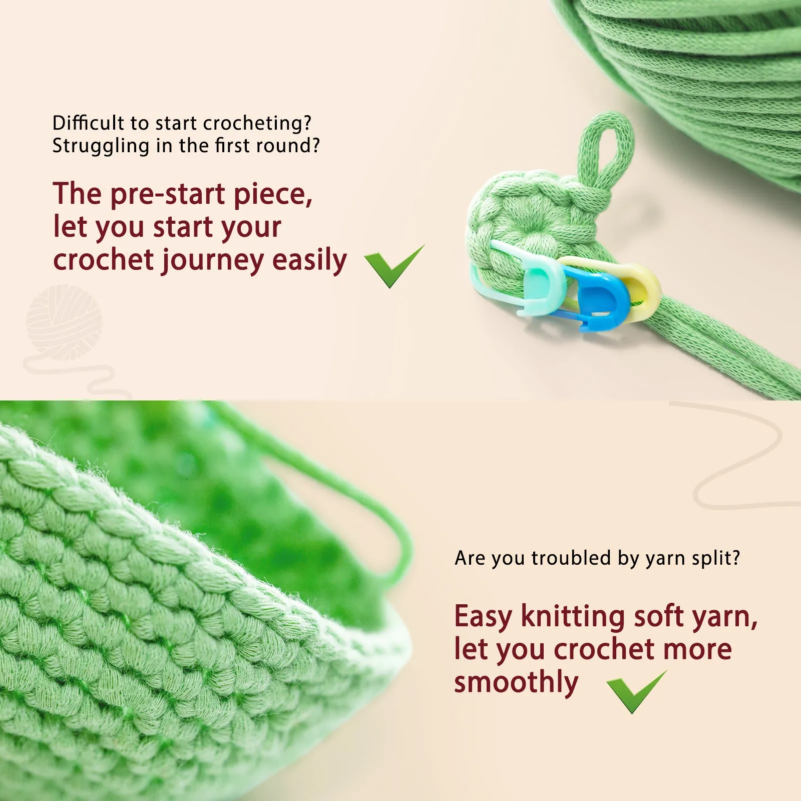 CROCHET BOX Crochet Kit for Beginners —— Christmas Axolotls