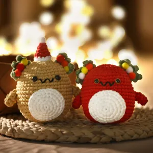CROCHET BOX Crochet Kit for Beginners —— Christmas Axolotls