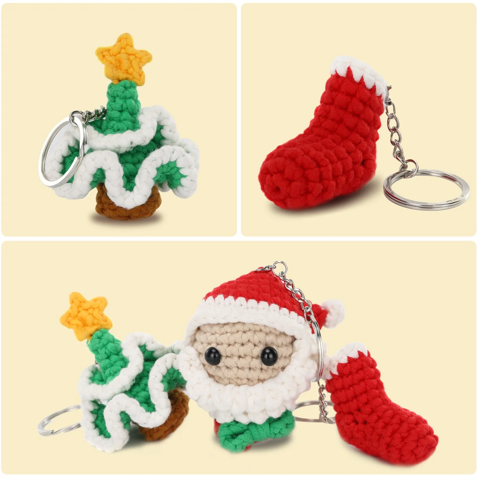 CROCHET BOX Crochet Kit for Beginners—— Christmas Charm