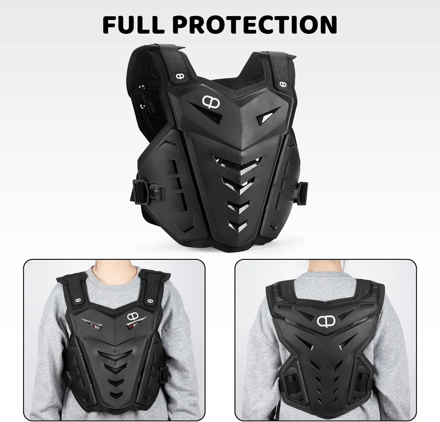 DA - Off Road Bicycle Equipment, Youth Motorcycle Riding Protective Equipment, Off-Road Motorcycle Armor Set, Boys and Girls, Mountain Bike Riding Chest Protector