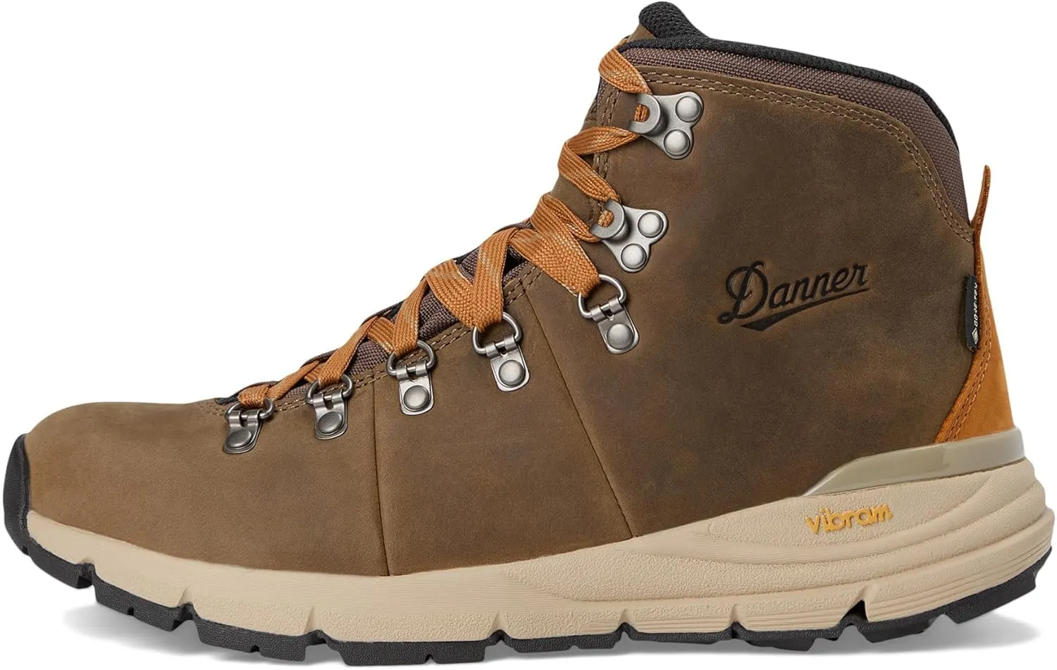 Danner Mountain 600 Leaf Gore-Tex Waterproof Hiking Boots for Men Made with Full-Grain Leather, with Breathable Gore-Tex Barrier and Traction Outsole