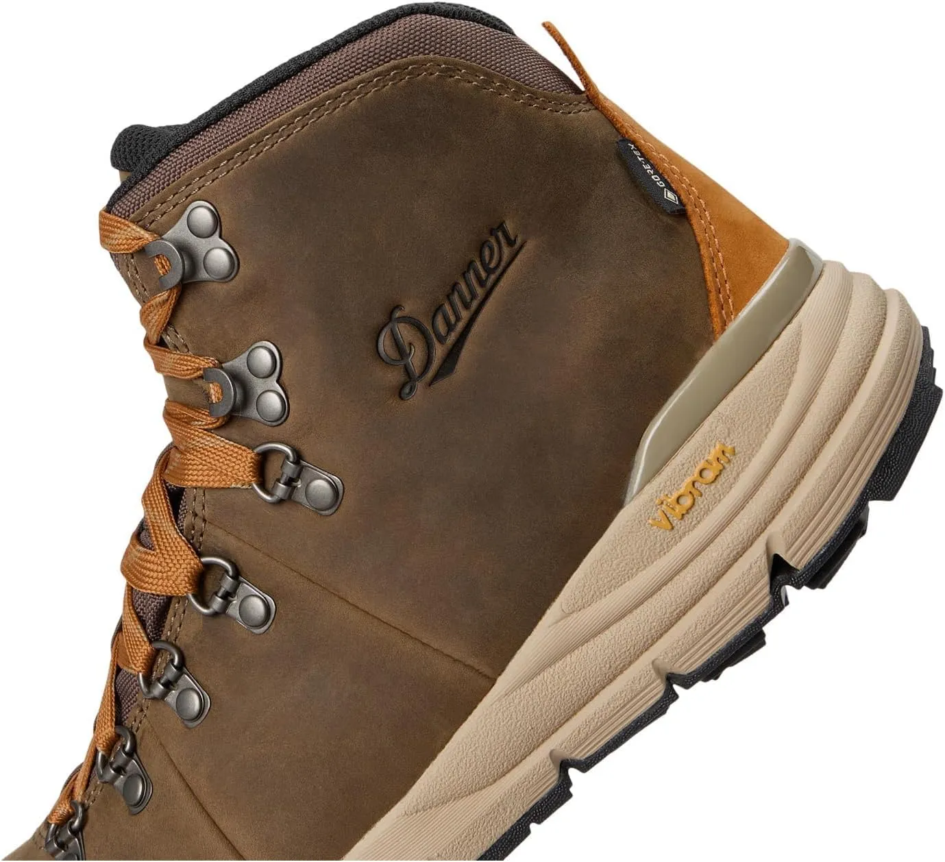 Danner Mountain 600 Leaf Gore-Tex Waterproof Hiking Boots for Men Made with Full-Grain Leather, with Breathable Gore-Tex Barrier and Traction Outsole