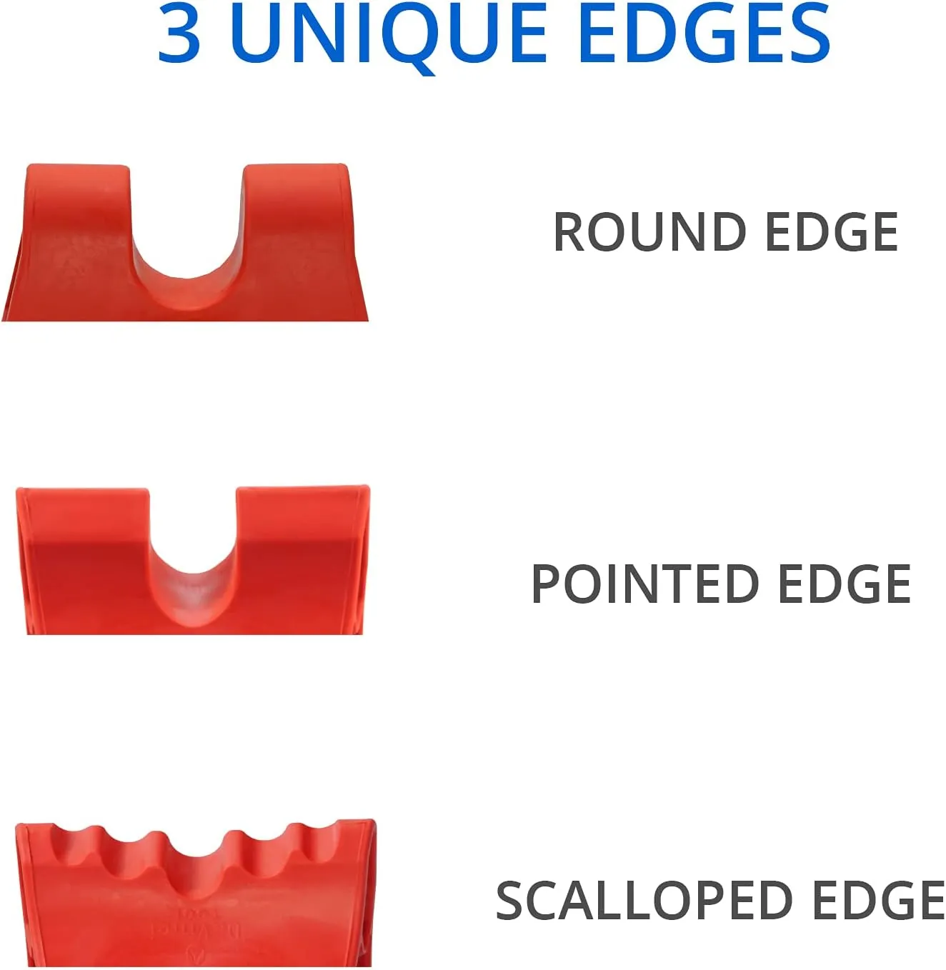 Davinci Tool (Red) -USA Made- Hard Rubber Neck Tension Relief & Pressure Point Massage Tool - Occipital Release Tool - Cervical Traction Device- Suboccipital Release Device - Neck Stretcher