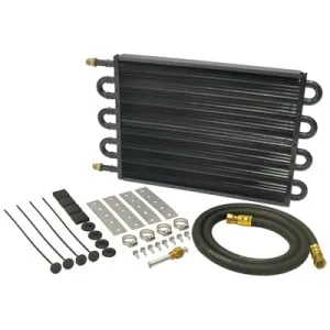 Derale DP13304 Heavy-Duty Tube and Fin Transmission Cooler 10.25" x 17.50"
