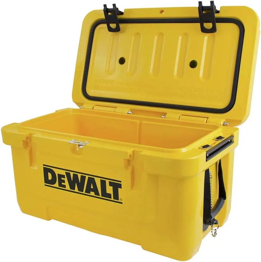DEWALT 45 Qt Roto Molded Cooler, Heavy Duty Ice Chest for Camping, Sports & Outdoor Activities