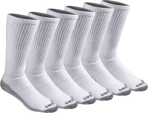 Dickies Men's Dri-Tech Moisture Control Boot-Length Socks, Available in L-XL (6, 12 Pairs)