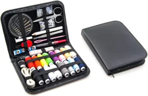 DIYEAH Sewing Kit 68 Pieces Storage Bag Travel Sewing Kit for Adults Needlework Pouch Approved Thread Bag