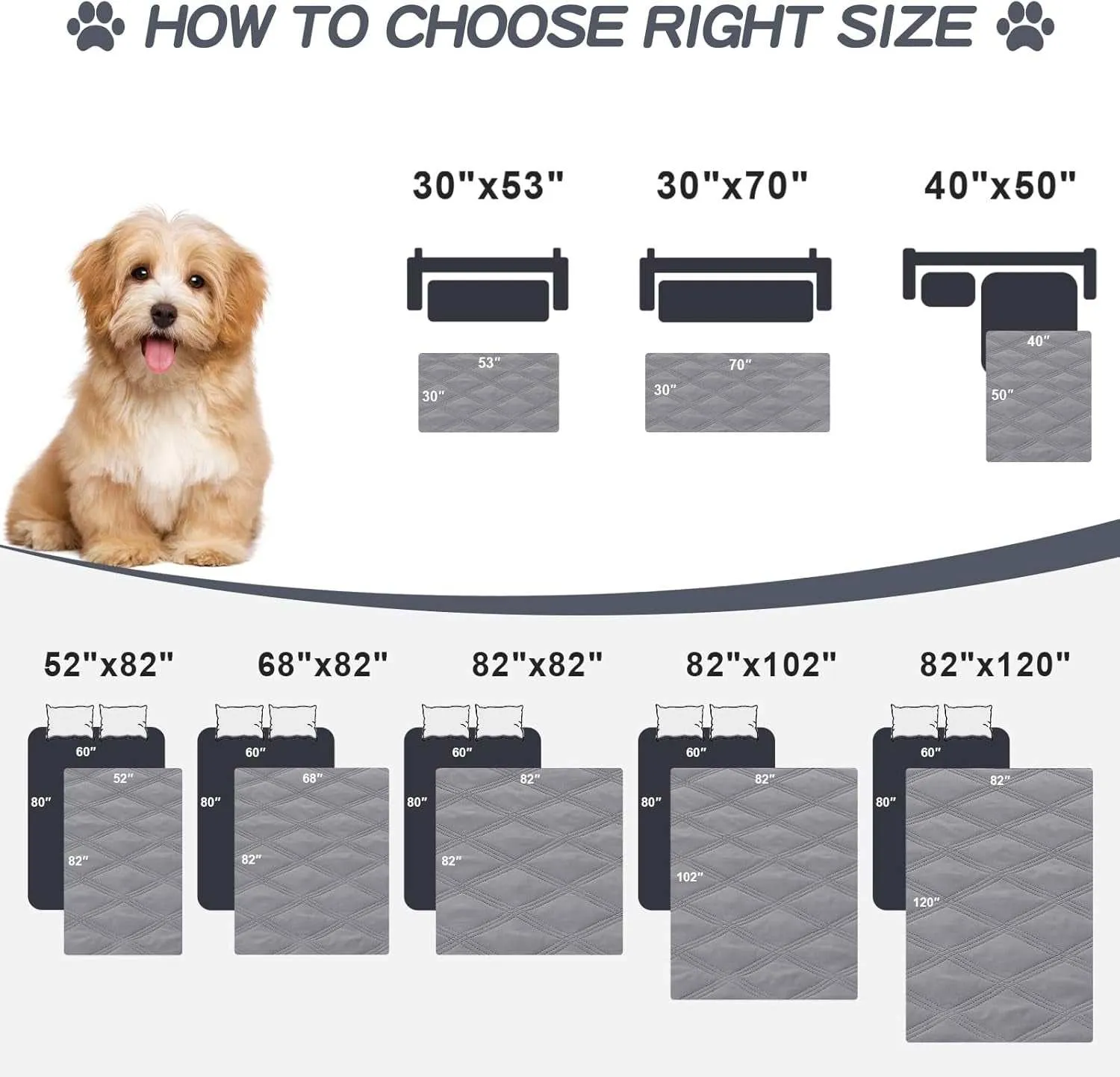 Dog Waterproof Sofa Furniture Blanket