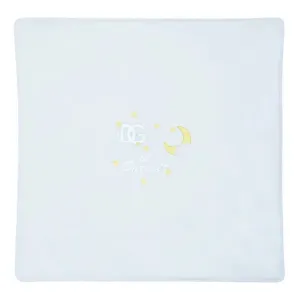 Dolce & Gabbana Blue DG Logo Jersey Blanket