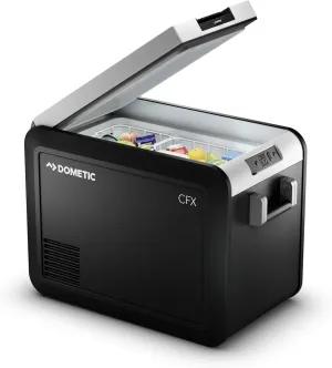 Dometic CFX3 Portable Refrigerator and Freezer with ICE Maker, Powered by AC/DC or Solar