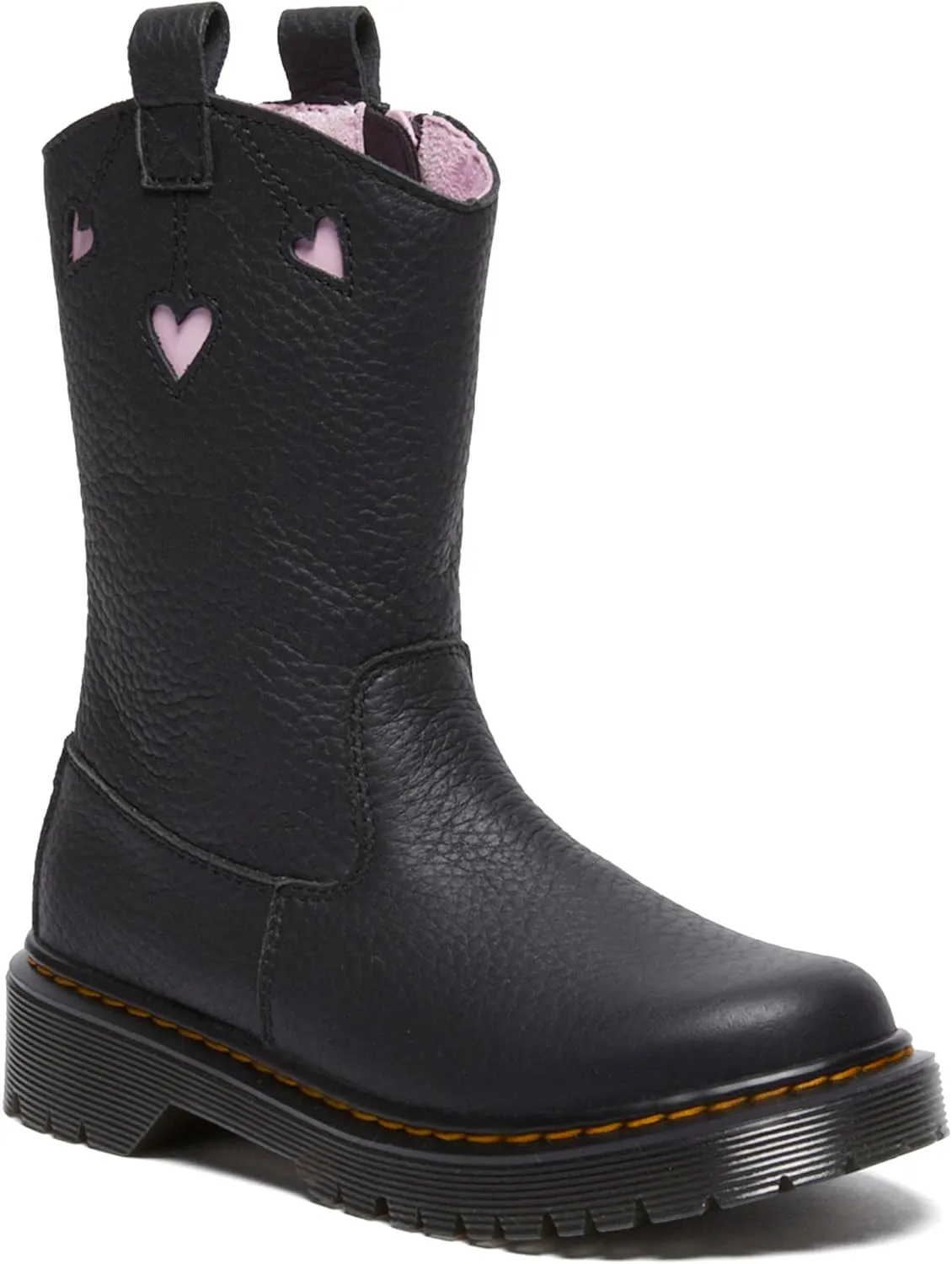 Dr. Martens Unisex-Child Bex Heart P-o Boot Junior (Little Big Kid) Fashion