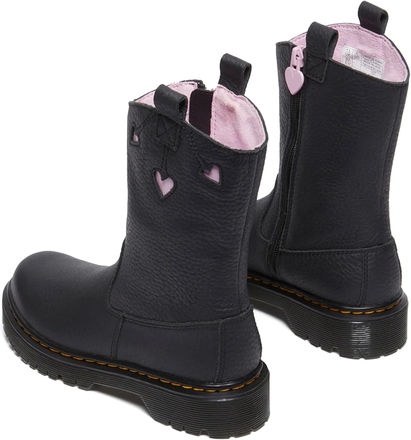 Dr. Martens Unisex-Child Bex Heart P-o Boot Junior (Little Big Kid) Fashion