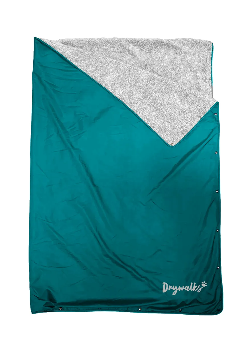 Drywalks Canine Cosy Waterproof Blanket | Teal