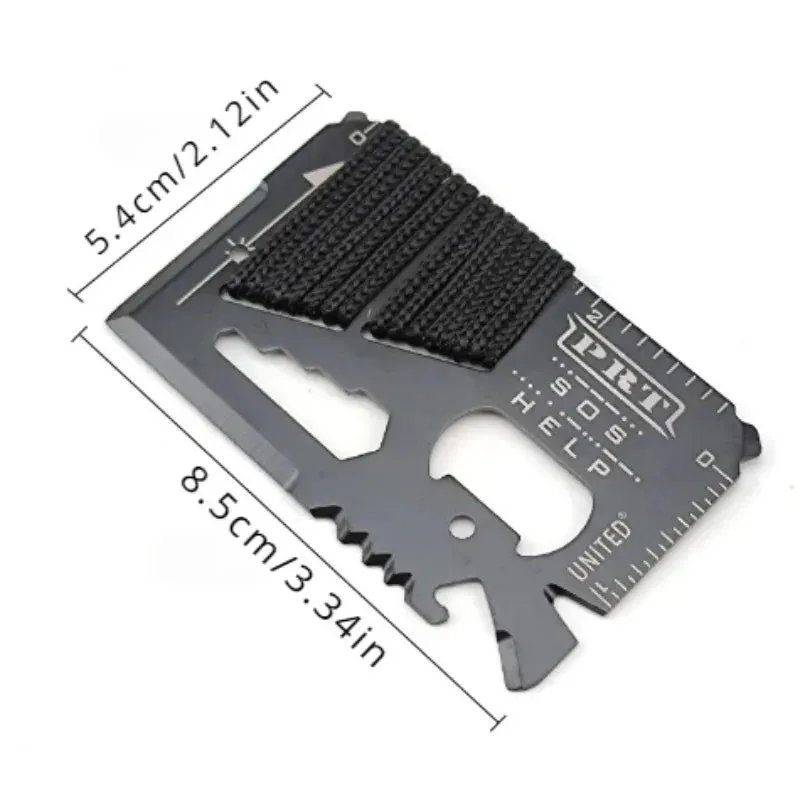 EDC Multifunctional Pocket Tool Card for Camping and Survival
