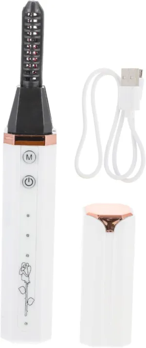 Electric Lash Tool Quick Preheat Safe for Skin Eco Material Compact Makeup Curler