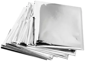 Emergency Mylar Thermal Blankets, 52" x 84" (Pack of 20)