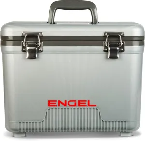ENGEL 13qt Leak-Proof, Air Tight, Drybox Cooler and Small Hard Shell Lunchbox for Men and Women