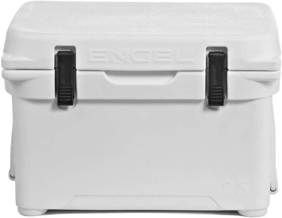 ENGEL 25 High Performance 5.28 Gallon 24 Can High Performance Durable Rotationally Molded Ice Cooler for Camping, Hunting, and Fishing