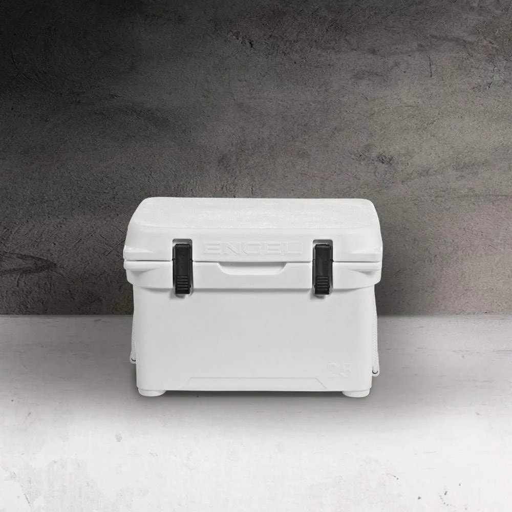 ENGEL 25 High Performance 5.28 Gallon 24 Can High Performance Durable Rotationally Molded Ice Cooler for Camping, Hunting, and Fishing