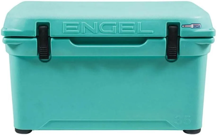 Engel Coolers ENG35 Cooler | 36 Can High Performance Durable Seamless Rotationally Molded Ice Box for Camping, Hunting, and Fishing