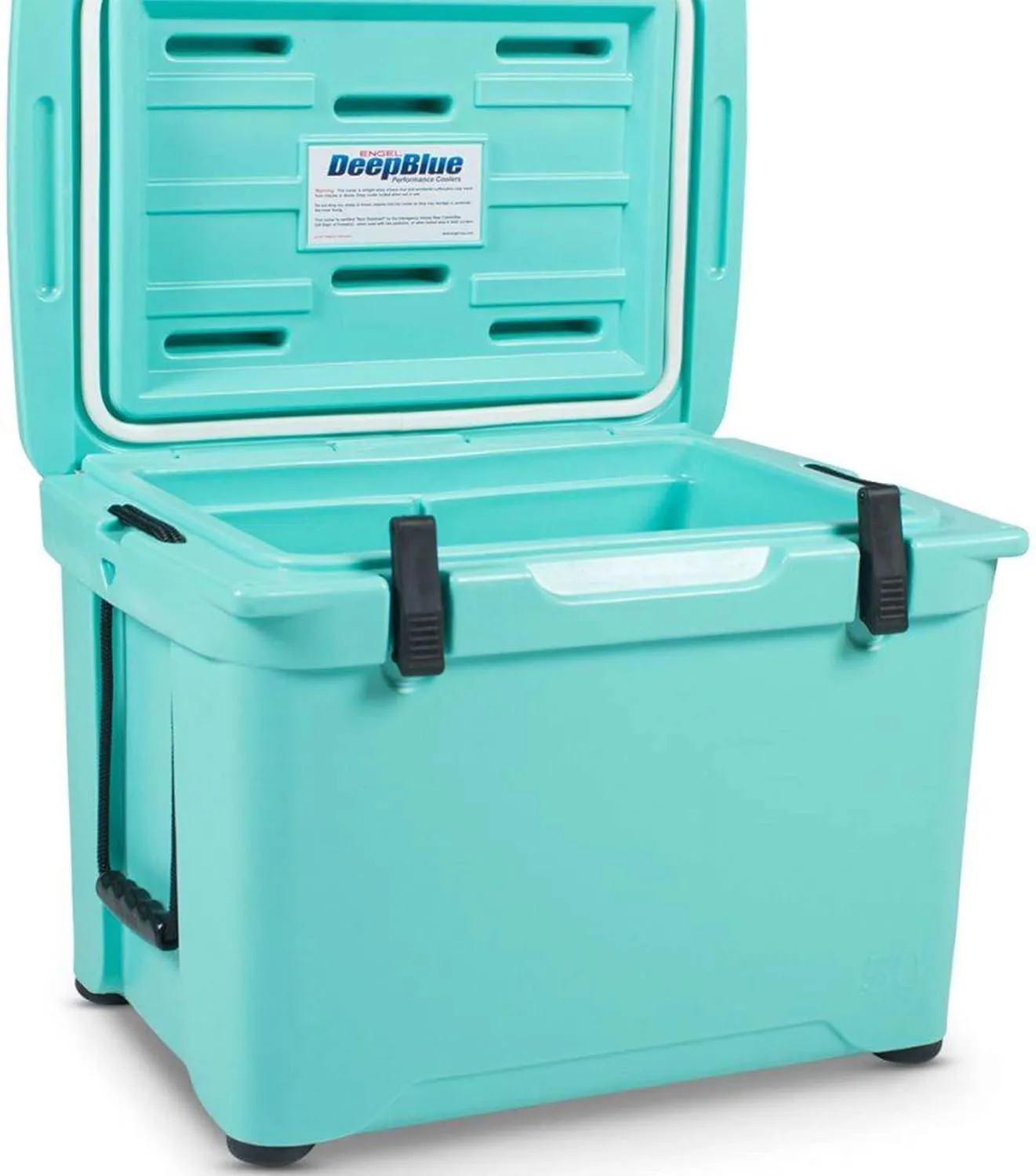 Engel Coolers ENG50 Cooler | 60 Can High Performance Durable Seamless Rotationally Molded Ice Box for Camping, Hunting, and Fishing