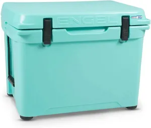 Engel Coolers ENG50 Cooler | 60 Can High Performance Durable Seamless Rotationally Molded Ice Box for Camping, Hunting, and Fishing