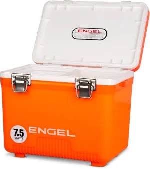 Engel UC7 7.5qt Leak-Proof, Air Tight, Drybox Cooler and Small Hard Shell Lunchbox for Men and Women