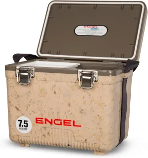 Engel UC7 7.5qt Leak-Proof, Air Tight, Drybox Cooler and Small Hard Shell Lunchbox for Men and Women