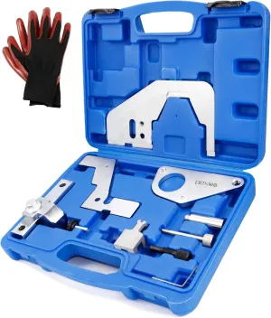 Engine Camshaft Timing Locking Tool Set for Jaguar/Land Rover Evoque 2.0T /Ford 2.0 2.3T SCTi Ecoboost Ti-VCT Mondeo Focus Mustang Replace 303-1565 303-748